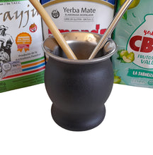 Load image into Gallery viewer, Yerba Mate 6 Sample Bags (ALL TYPES) Kit – Steel Mate Cup & 2 Bombillas
