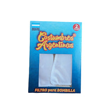 Load image into Gallery viewer, Extra Mesh Filters (2) for Yerba Mate Bombilla - Never Gets Clogged!