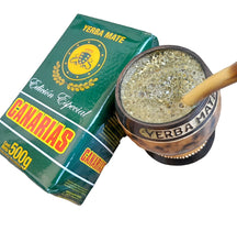 Load image into Gallery viewer, Yerba Mate “Canarias” Edicion Especial w/o Stems – 1.10″Lbs - 0.50 Kg Bag