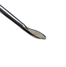Load image into Gallery viewer, Yerba Mate Bombilla Straw Spoon Style Curved Alpaca Silver - 7.6&quot;