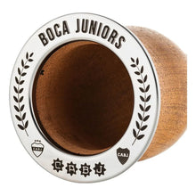 Load image into Gallery viewer, Laser-Engraved Wooden Mate Cup S. Steel Rim &amp; Bombilla | Personalized Set