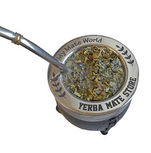 Load image into Gallery viewer, Imperial Customizable Laser Engraved Steel Yerba Mate Gourd Set - Gift Box