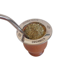 Load image into Gallery viewer, Laser-Engraved Wooden Mate Cup S. Steel Rim &amp; Bombilla | Personalized Set