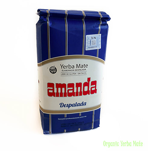 Yerba Mate AMANDA Despalada (w/o stems) / 1.10 Pounds - 0.50 Kg Bag
