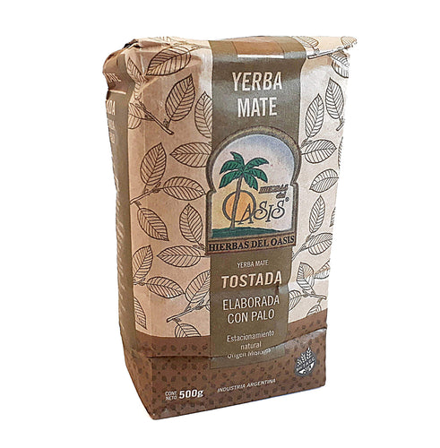 Yerba Mate Hierbas del Oasis Tostada (Roasted) -1.10