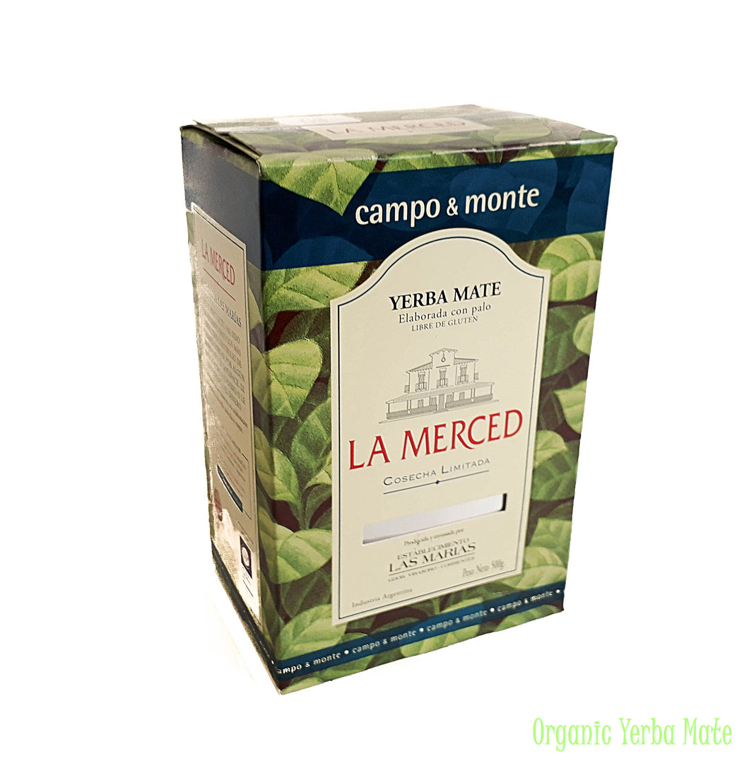 Yerba Mate LA MERCED - Campo & Monte / 1.10 Pounds - 0.50 Kilo Bag