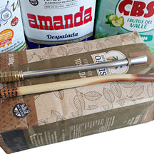 Load image into Gallery viewer, 6 Yerba Mate Bags (ALL TYPES) Sample Kit – Mate Gourd &amp; 2 Bombillas