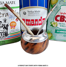 Load image into Gallery viewer, 6 Yerba Mate Bags (ALL TYPES) Sample Kit – Mate Gourd &amp; 2 Bombillas