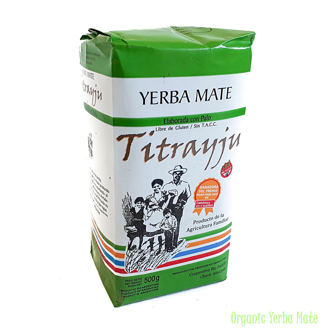 Yerba Mate TITRAYJU Organic PREMIUM quality / 1.10 Lbs Bag