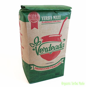 Yerba Mate "VERDEADA" Unsmoked, Aged for 24 months - 1.10" Bag