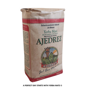 Yerba Mate "AJEDREZ" Soft 24 Months Aging - 1.10" Pounds Bag